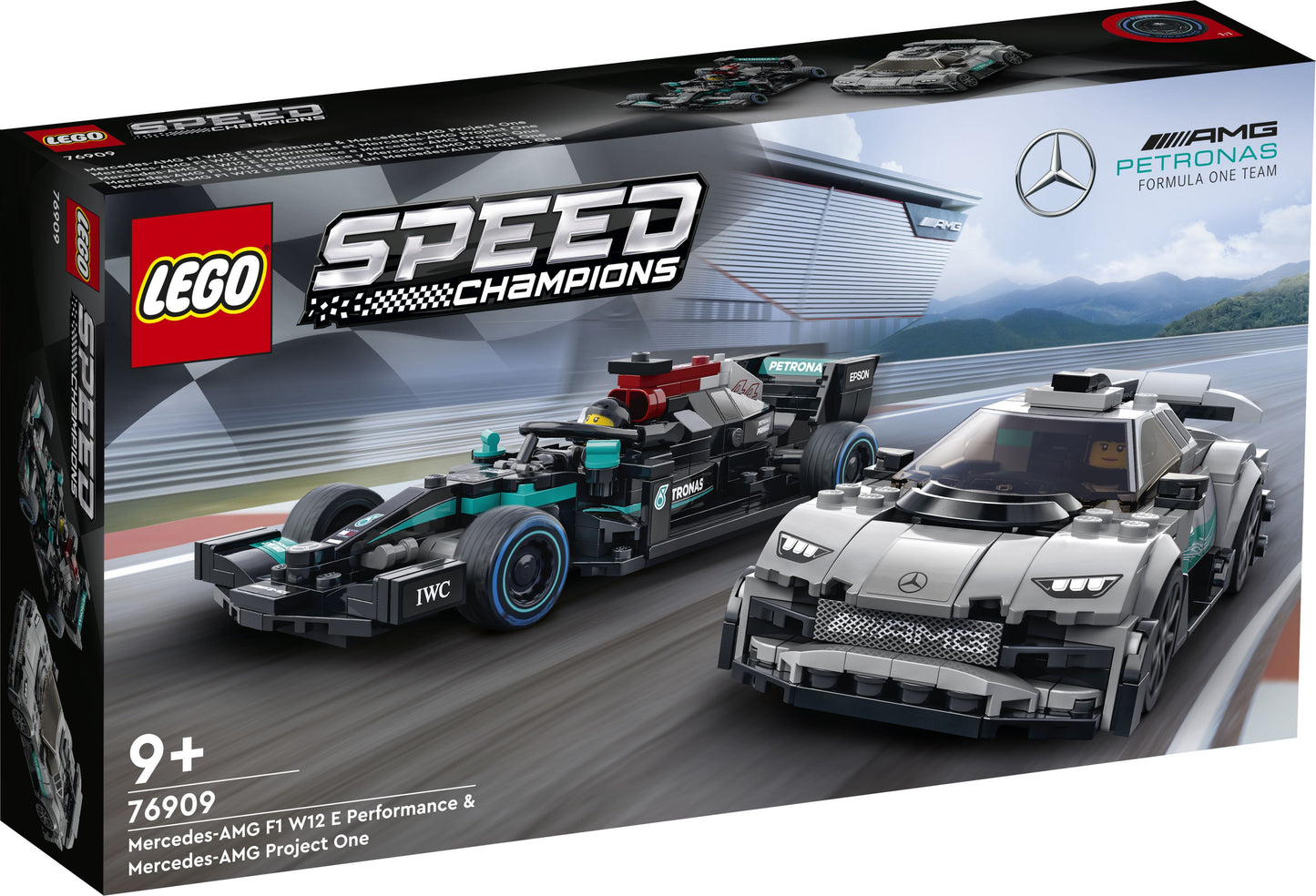 Speed Champions 76909 Mercedes-AMG F1 W12 E Performance& Mercedes-AMG Project One