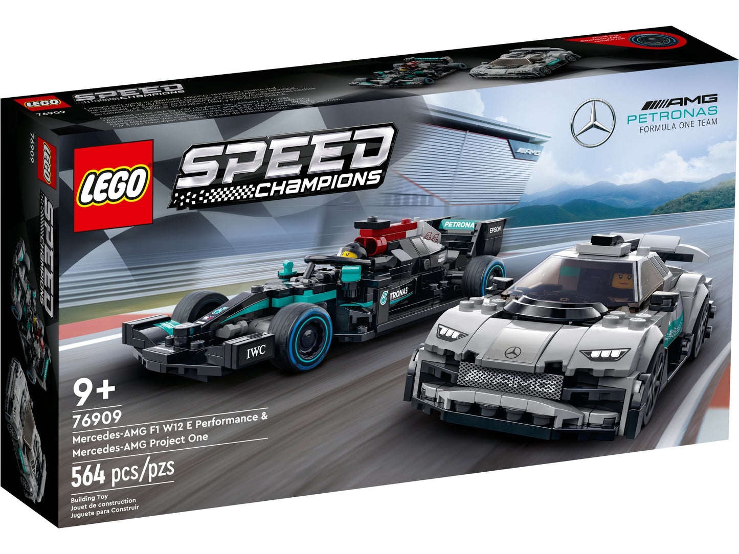 Speed Champions 76909 Mercedes-AMG F1 W12 E Performance& Mercedes-AMG Project One