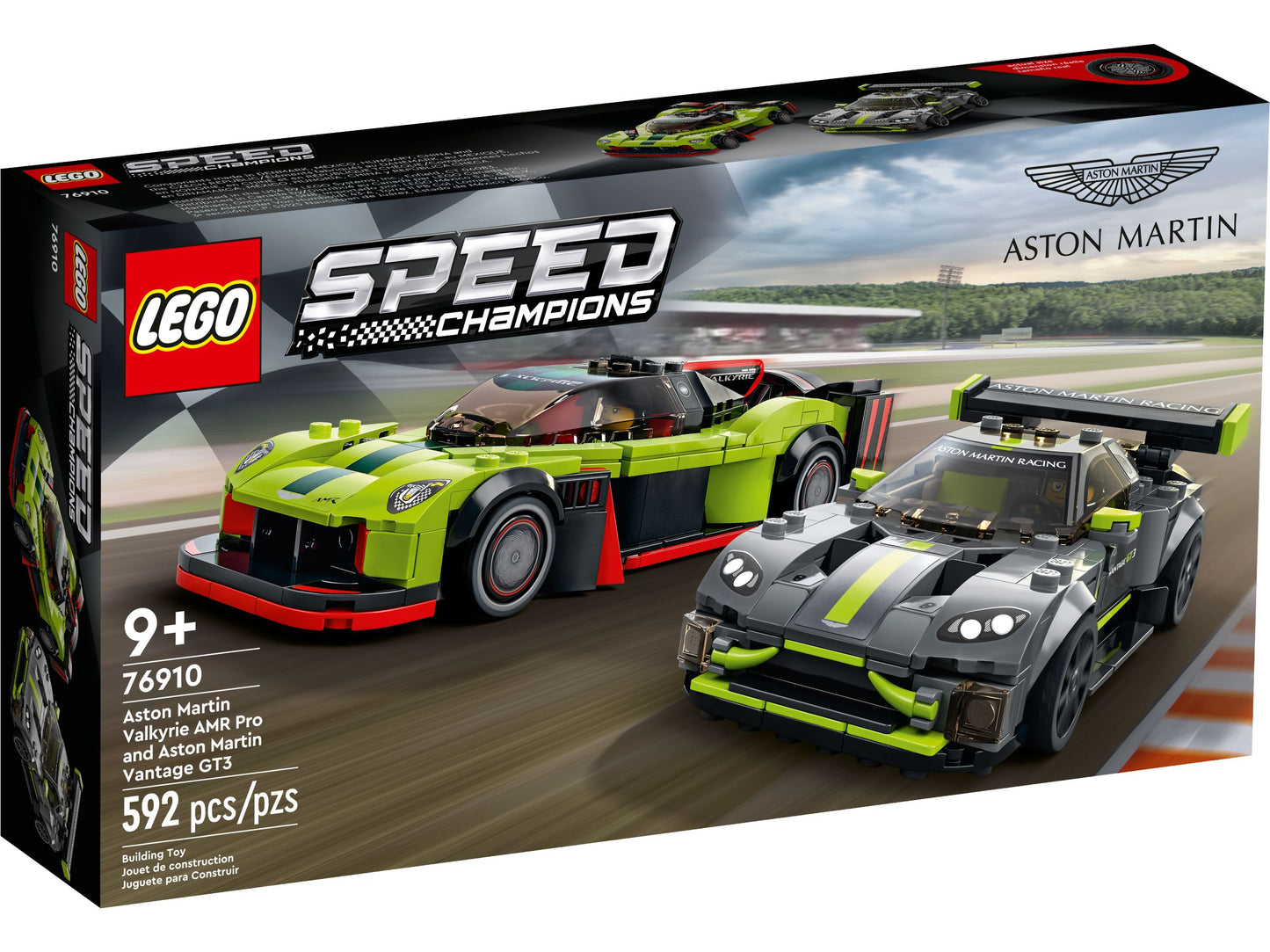 Speed Champions 76910 Aston Martin Valkyrie AMR Pro& Aston Martin Vantage GT3