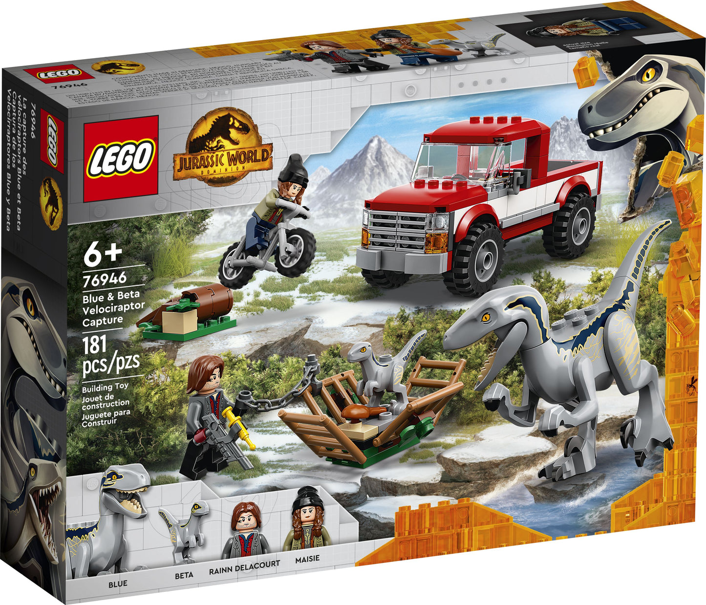 Jurassic World 76946 Blue& Beta in der Velociraptor-Falle