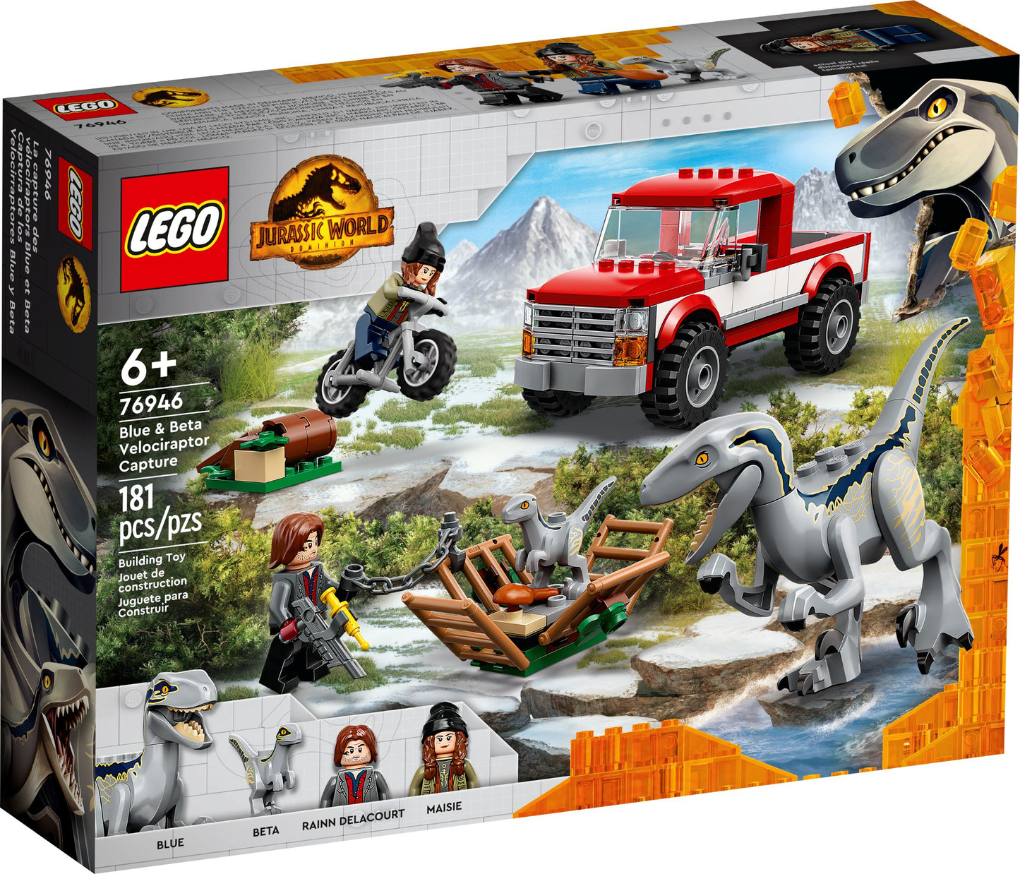 Jurassic World 76946 Blue& Beta in der Velociraptor-Falle